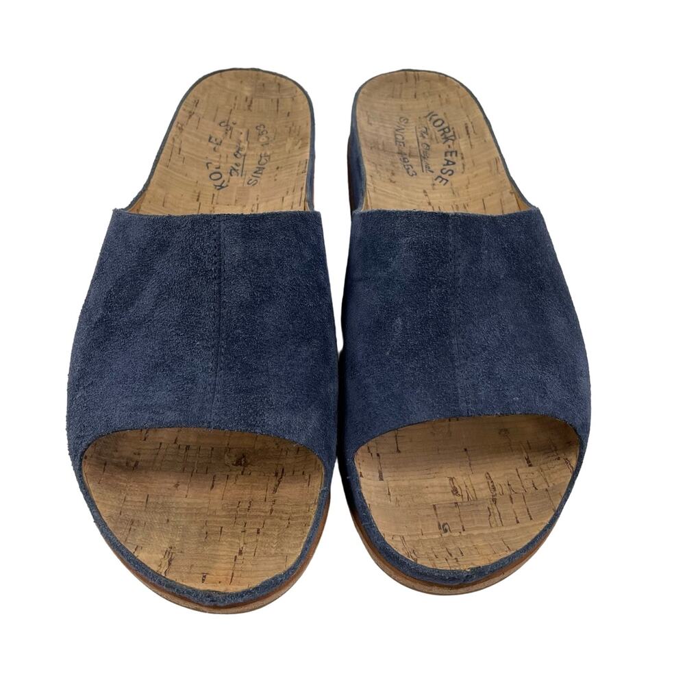 Kork-Ease Navy Suede Slide Sandal - Picture 4 of 6